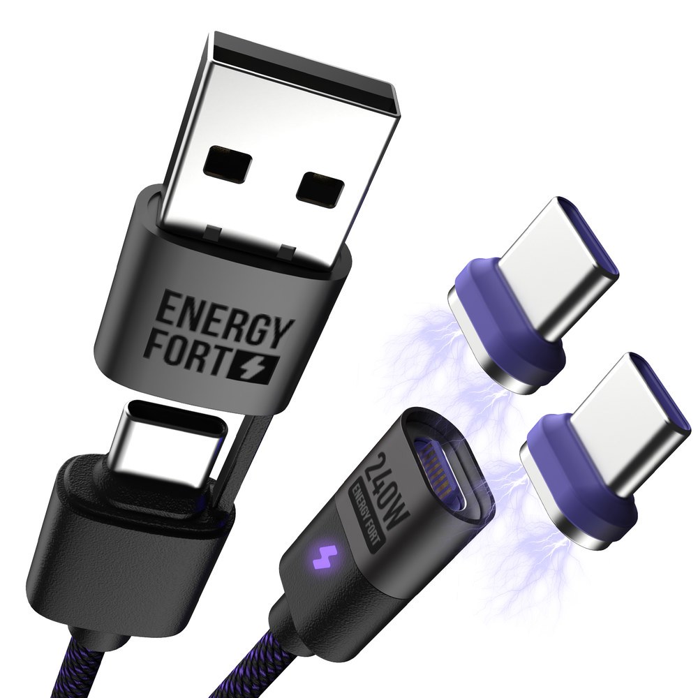 커넷 충전기 DS-1E 충전 2 타입 240W 코드 0.5M 5A 1 아이폰 데이터 고속 케이블 PLUG USB PD3.1 마그네틱 전송 C TYPE 호환 IN 핸드폰