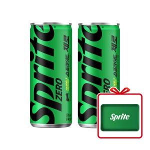 스프라이트 제로 CAN 250ml 30개 + 스프라이트 쟁반 (옵션선택)