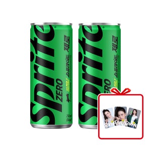 스프라이트 제로 CAN 250ml 30개 + 카리나 포토카드 (옵션선택)