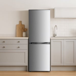 쿠잉 일반냉장고 REF-C250 미니 소형 원룸형 가정용 사무실 투도어 왼쪽(좌), 실버