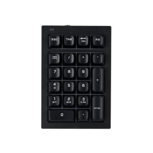 지클릭커 오피스프로 사일런스M 멀티포지션 NK21 무선 넘버키패드 키보드 Black