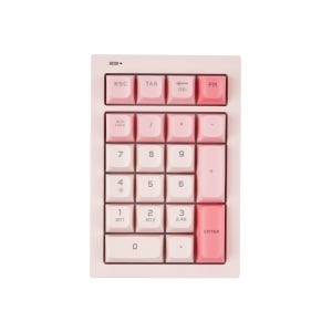 지클릭커 오피스프로 사일런스M 멀티포지션 NK21 무선 넘버키패드 키보드 Coral RC1
