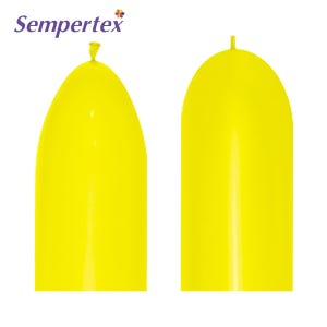 셈퍼텍스 660 요술풍선 옐로우 50입 벌룬아트