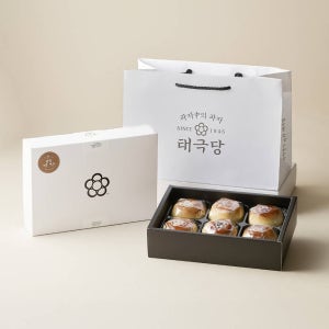 태극당 월병 3종 세트 6개입 (백앙금/유자/흑임자) 선물용