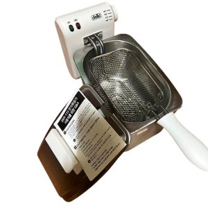 델키 가정용 전기 미니 소형 튀김기 2L DKR-113 화이트