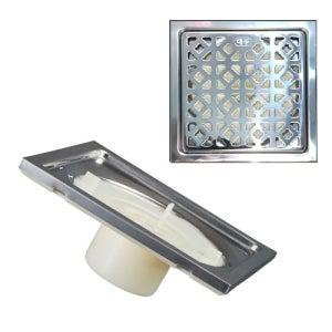 백년트랩 스텐커버 일체형 하수구트랩 사각 화장실 배수구 악취 냄새 차단