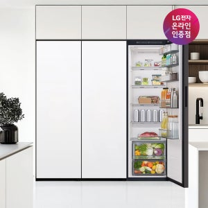 LG 컨버터블 패키지 오브제컬렉션 Fit & Max XYZ324GQ3S 빌트인 냉장고 세트 1043L (냉장+냉동+김치/글라스/에센스화이트/연결키트 포함)