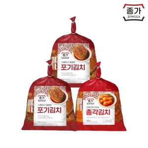 종가 포기김치 4kg 2개 + 총각김치 850g 1개 외 택 1