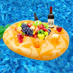 플로팅 트레이 컵 매트 음료 홀더 튜브 수영장 물놀이 스낵바 받침 용품 호텔 풀빌라