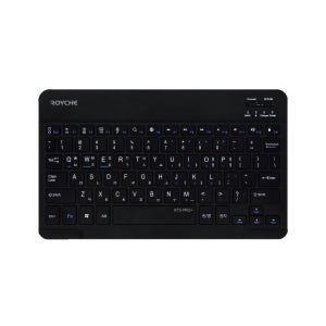 로이체 KT5 PRO+ 무선 키보드 휴대용 충전식 블루투스 아이패드 블랙, 팬터그래프(Pantograph)