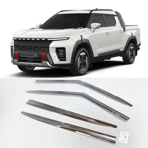 KGM 무쏘EV 크롬 썬바이저 빗물받이 윈도우 바이져