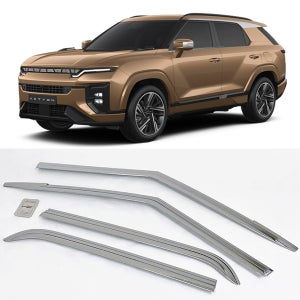 KGM 액티언 J120 크롬 썬바이저 빗물받이 윈도우 바이져