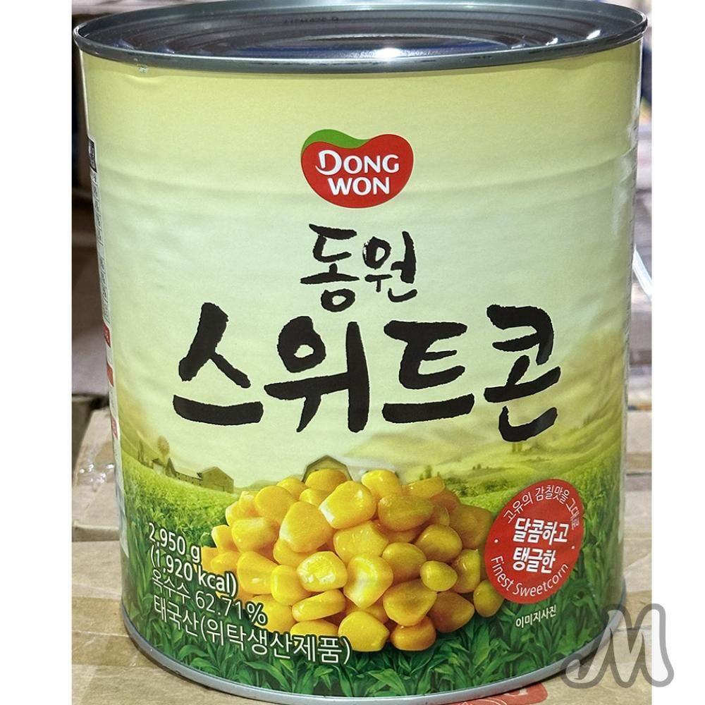 MI 스위트콘 동원 2.95K X6 옥수수통조림스위트콘 옥수수콘통조림