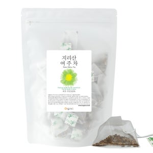 오가뷰 지리산 여주차 삼각티백 50개입 국산 친환경 생분해 티백