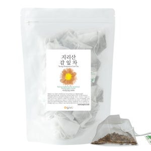 오가뷰 지리산 어린새순 감잎차 삼각티백 50개입 국산 친환경 생분해 티백