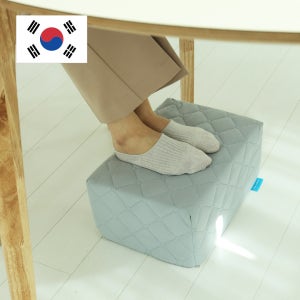 국산 사무실 책상 컴퓨터 의자 발받침대 다리받침대 쿠션 풋레스트