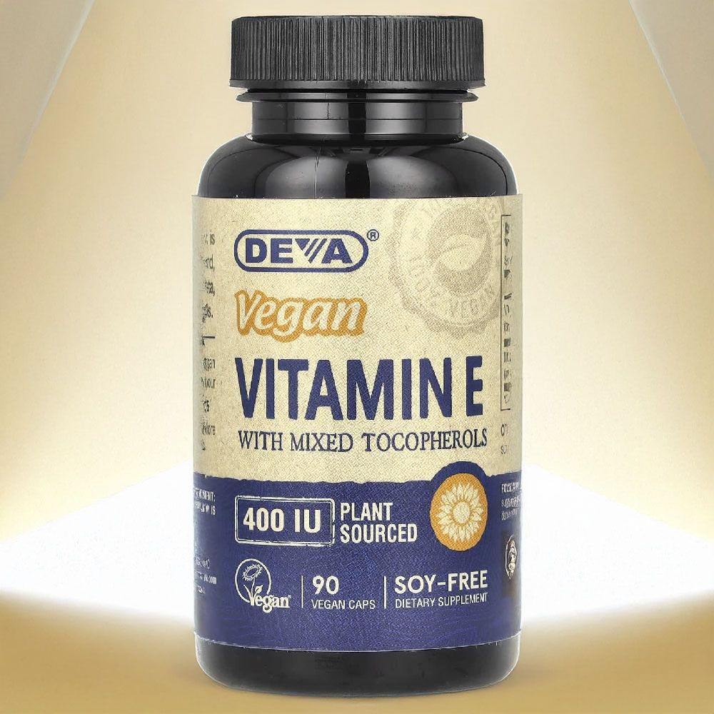 데바 <b>비타민 E</b> 미네랄 효능 토코페롤 함유 400IU 90캡슐