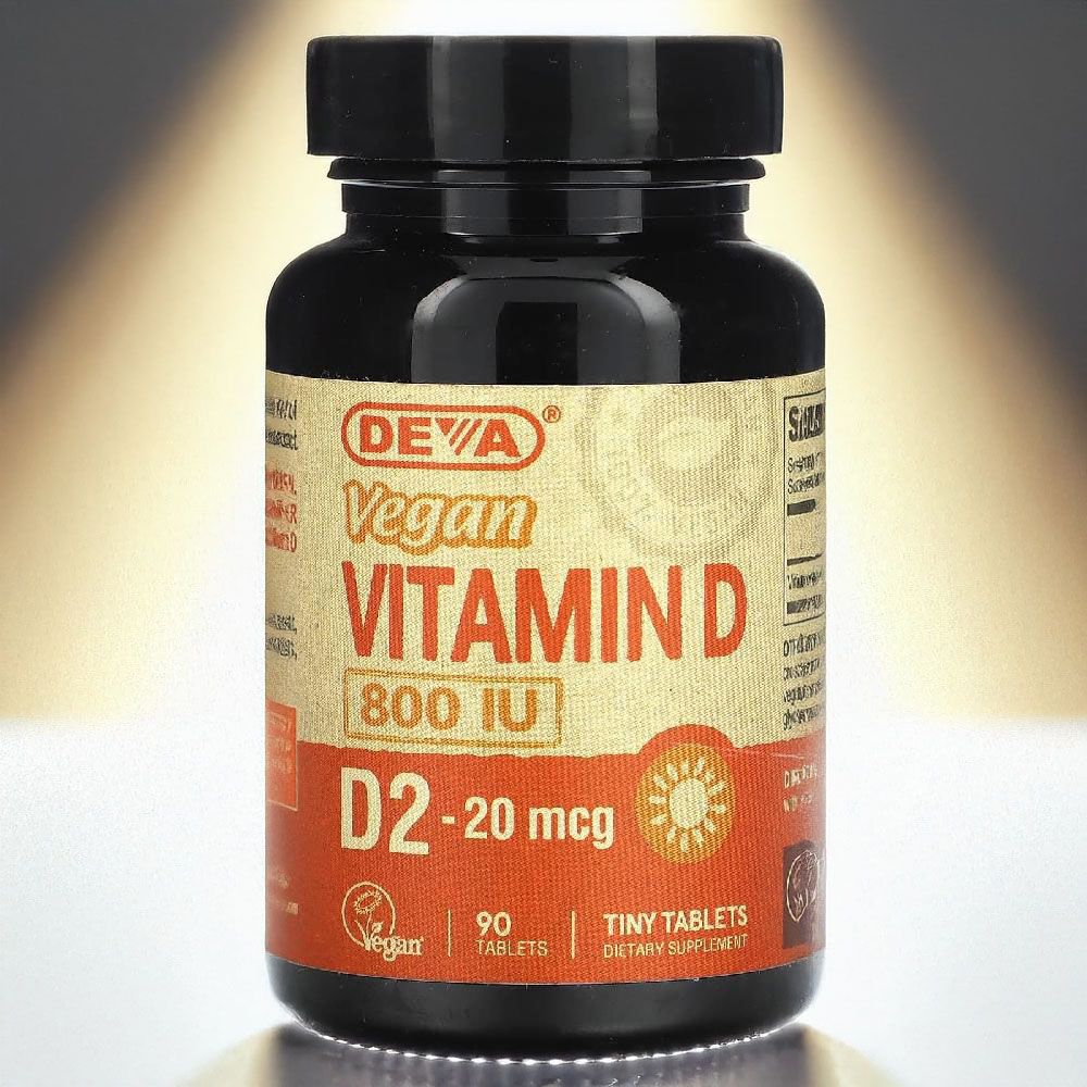 데바 <b>비타민 D2</b> <b>Vitamin D2</b> 에르고칼시페롤 효능 20mcg 800IU 90정