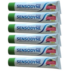 센소다인 오리지날 플러스 치약 시린이 민감성 잇몸 100g 6개