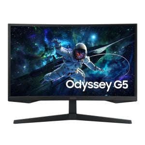 삼성 오디세이 모니터 G5 게이밍 68.4cm 커브드 게이밍 모니터 LS27CG554EKXKR [사업자 전용]