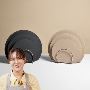 트루쿡 TPU 도마 칼집 안나는 이유식 도마세트