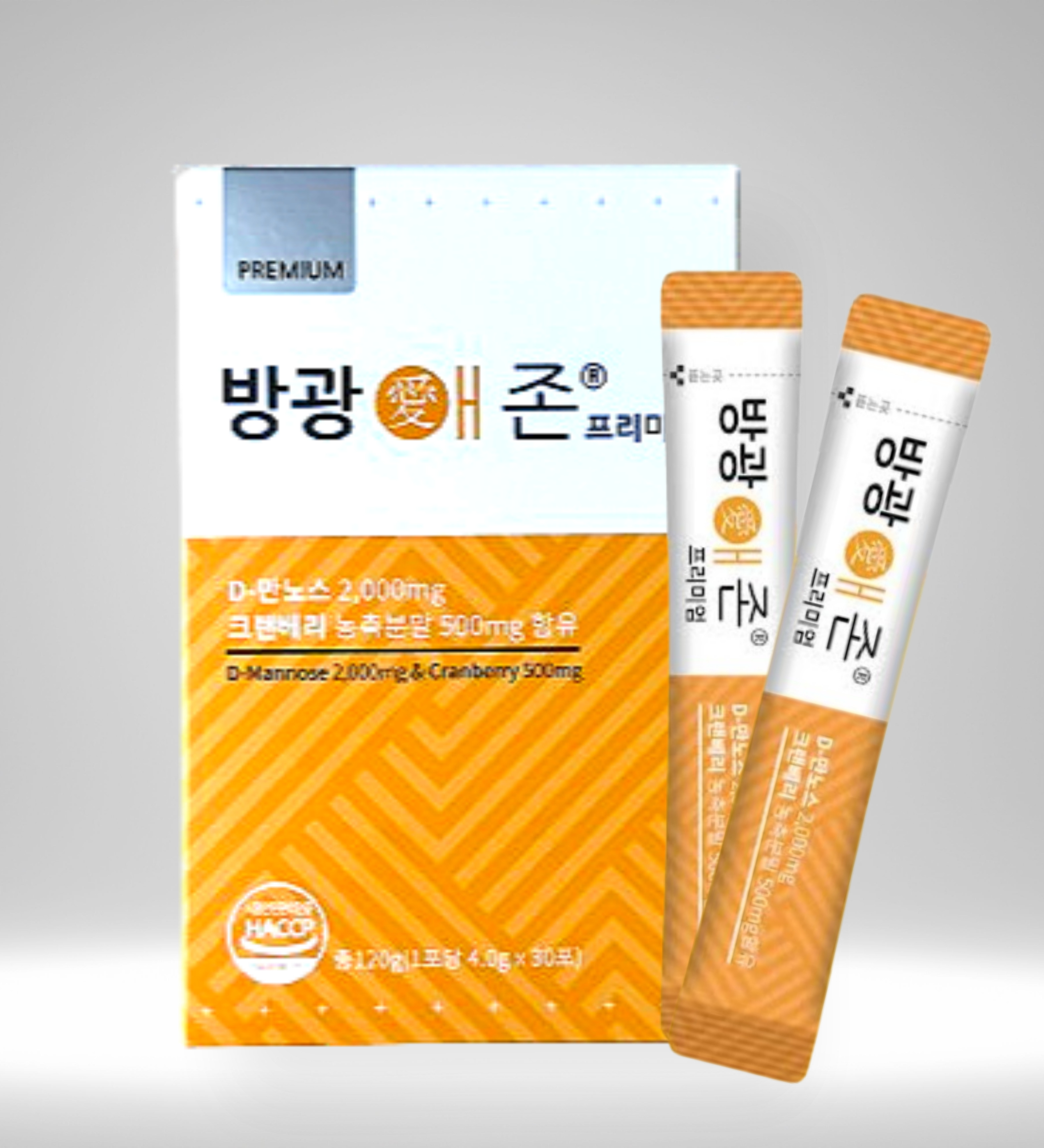 [3+1] 방광애존 프리미엄 크랜베리 D-<b>만노스</b> 30포(1박스) x 4개