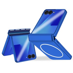 엘라딕 씬매트 믹스원 2배자력 맥세이프 케이스 힌지보호 네이비블루, 갤럭시Z 플립7