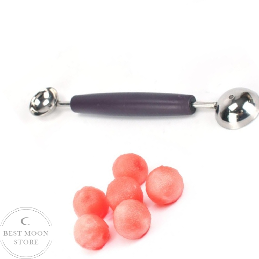 스텐 더블 화채스쿱 수박 과일 스푼 디저트 만들기 스쿠프