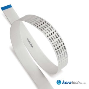 KORA FFC 케이블 12핀 0.5피치 380mm 다른접점면 30V 80C