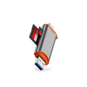 Lanstar 듀얼 SD 카드 리더기 USB타입 C타입 LS-UACSD