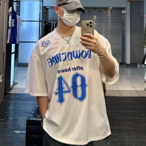 다운타임 84 럭비 반팔티