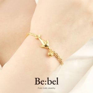 순금팔찌 11.25g(3돈) 24k 여자 돌고래 볼 비벨