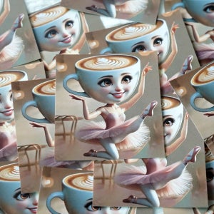 이탈리안 브레인롯 캐릭터 스티커 프리쿠라 도무송 발레리나 카푸치나