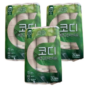 코디 에코그린 바스티슈 30m 30롤 3개