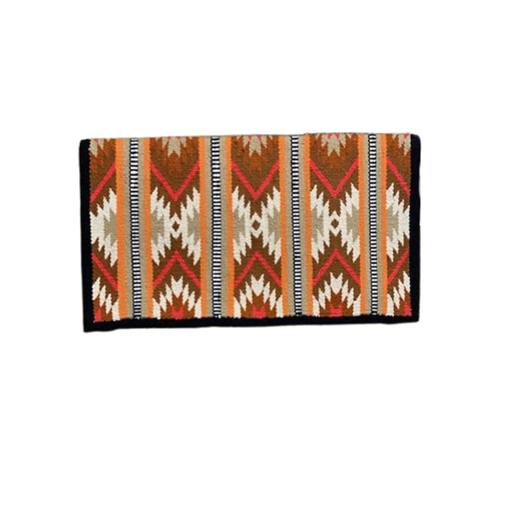 목장 작업 로데오 연습과 트레일 어드벤처를 위해 수작업으로 제작되어 장시간 탑승하기에 편안한 서양 말을 위한 EQUIGE 소프트 통기성 울 안장 담요 32 x 32