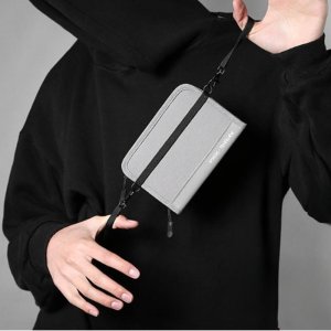 Dailyhome 올인원 미니 여권지갑 RFID 차단 여행 크로스 파우치