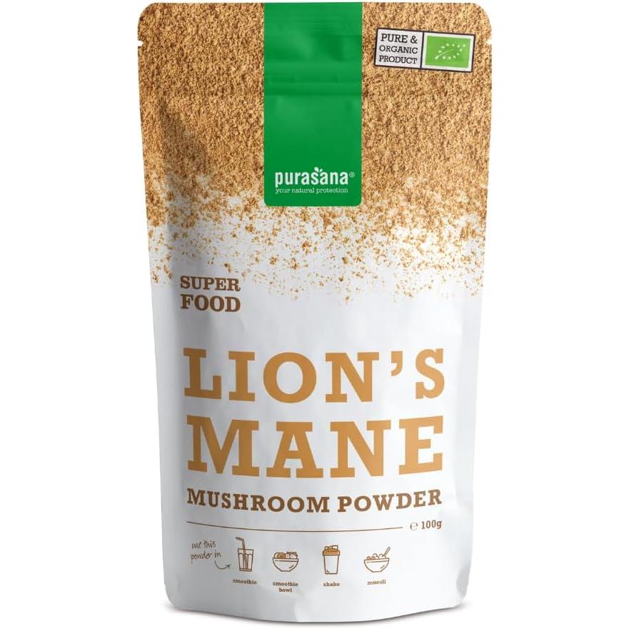 Purasana 푸라사나 <b>라이온스메인</b> 바이오 <b>파우더</b> 100g