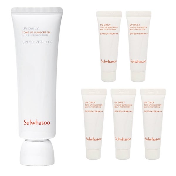 설화수 상백톤업크림 선크림 50ml + 상백선크림50ml 자외선차단제 선크림