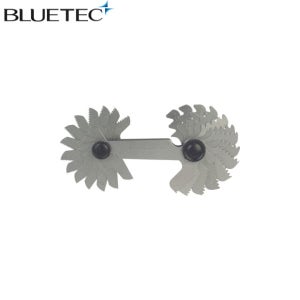 블루텍 피치게이지 BD156 측정범위 0.25MM-6MM 24매 나사산게이지 나사산 피치
