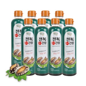 웰크리 전복 간장 500mlx8개 어간장 만능 맛간장 선물세트 추석 명절