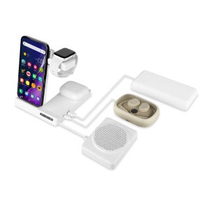 6IN1 무선충전기 스마트폰 워치 이어폰 듀얼코일 유무선6대 플립7 폴드7