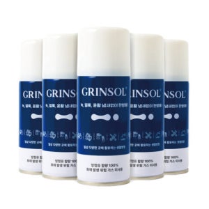 그린솔 미니 LPG가스없는 생활윤활방청제 100ml, 5개