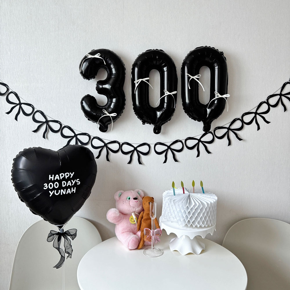 아기 200일 풍선 1000일 300일 100일 50일셀프촬영 풍선 500일 레터링