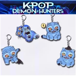 케이팝데몬헌터스 케데헌 호랑이 키링 굿즈 4PC 세트
