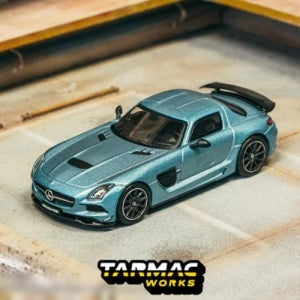 타막웍스 1/64 메르세데스 벤츠 SLS AMG 쿠페 블랙 시리즈 Matte Blue - GLOBAL64