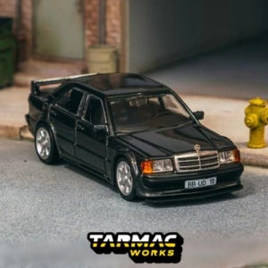 타막웍스 1/64 메르세데스 벤츠 190 E 2.5-16 EVO 1 Blue-Black Metallic - GLOBAL64