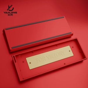 AIM60 게임존 키보드 하우징 60HE 커스텀 우팅 합금 A. 냉백색 전기영동무게추 없음