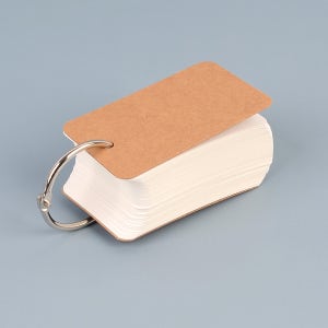 미니 무지 링 메모수첩 7x4cm (100매) 컬러