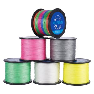 밀레니엄 X8 8합사 오색합사 PE 500M 낚시줄 5색