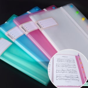 A4 클리어파일 40매 투명 문서보관 서류정리 화일케이스 사무용